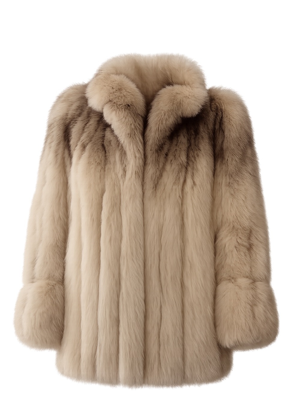 MINT condition Saga Furs Beige Plush Fur Jacket